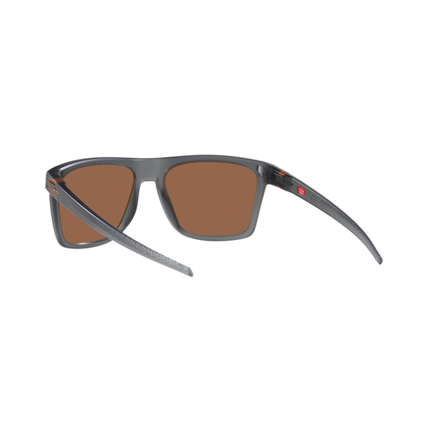 Oakley Leffingwell Sunglasses Adult (Matte Grey Smoke) Prizm Tungsten Lens Back Left 2