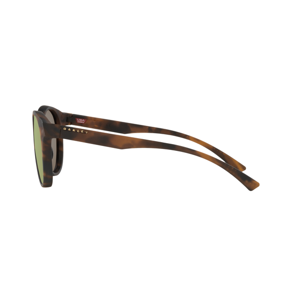 Oakley Spindrift Sunglasses Adult (Matte Brown Tortoise) Prizm Rose Gold Lens Side Left