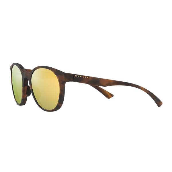 Oakley Spindrift Sunglasses Adult (Matte Brown Tortoise) Prizm Rose Gold Lens Side Left 2
