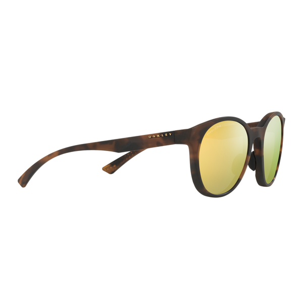 Oakley Spindrift Sunglasses Adult (Matte Brown Tortoise) Prizm Rose Gold Lens Side Right 2