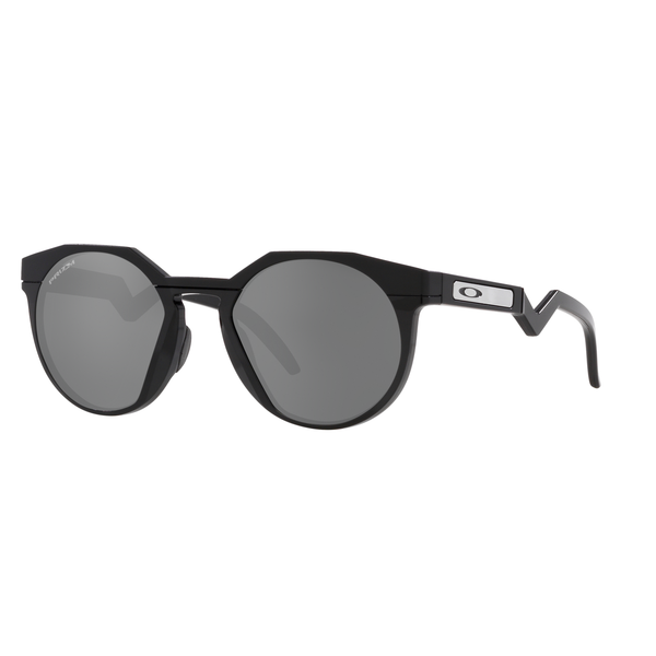 Oakley HSTN Sunglasses Adult (Matte Black/Polarized Black) Prizm Grey Gradient Lens Front Left