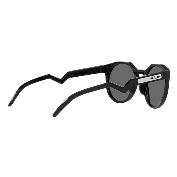 Oakley HSTN Sunglasses Adult (Matte Black/Polarized Black) Prizm Grey Gradient Lens Back Right