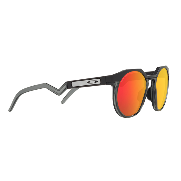 Oakley HSTN Sunglasses Adult (Matte Carbon/Grey Smoke) Prizm Ruby Lens Side Right 2