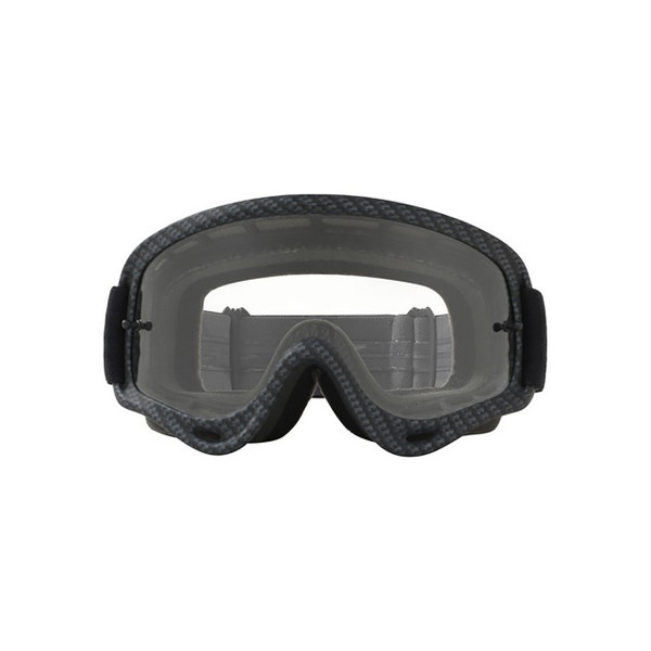 Oakley O Frame MX Goggle Adult (Matte Carbon Fiber) Clear Lens Front