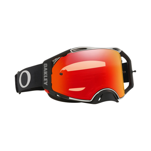Oakley Airbrake MX Goggle (Tuff Blocks Gunmetal) Prizm Torch Iridium Lens Front Right