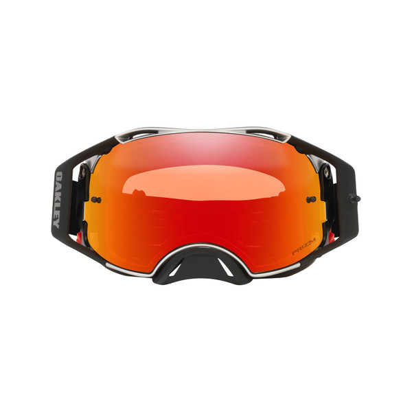 Oakley Airbrake MX Goggle (Tuff Blocks Gunmetal) Prizm Torch Iridium Lens Front