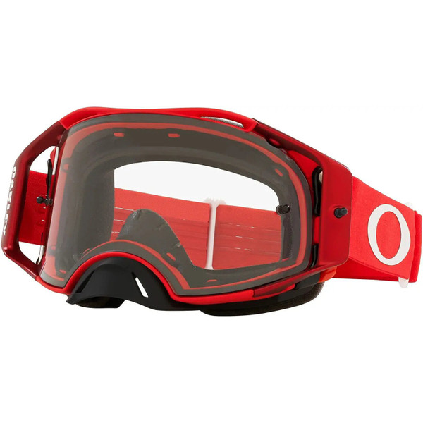 Oakley Airbrake MX Goggle (Moto Red) Clear Lens Front Left