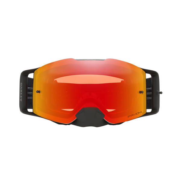 Oakley Front Line MX Goggle (Tuff Blocks Gunmetal) Prizm Torch Iridium Lens Front