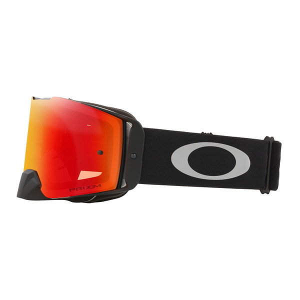 Oakley Front Line MX Goggle (Tuff Blocks Gunmetal) Prizm Torch Iridium Lens Side Left