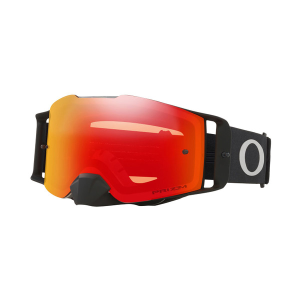 Oakley Front Line MX Goggle (Tuff Blocks Gunmetal) Prizm Torch Iridium Lens Front Left