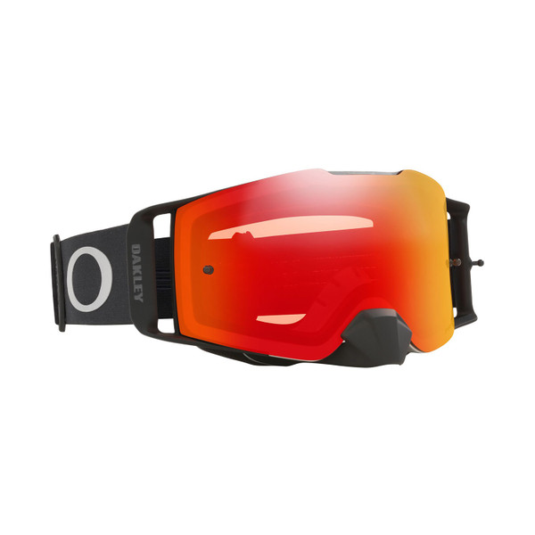 Oakley Front Line MX Goggle (Tuff Blocks Gunmetal) Prizm Torch Iridium Lens Front Right