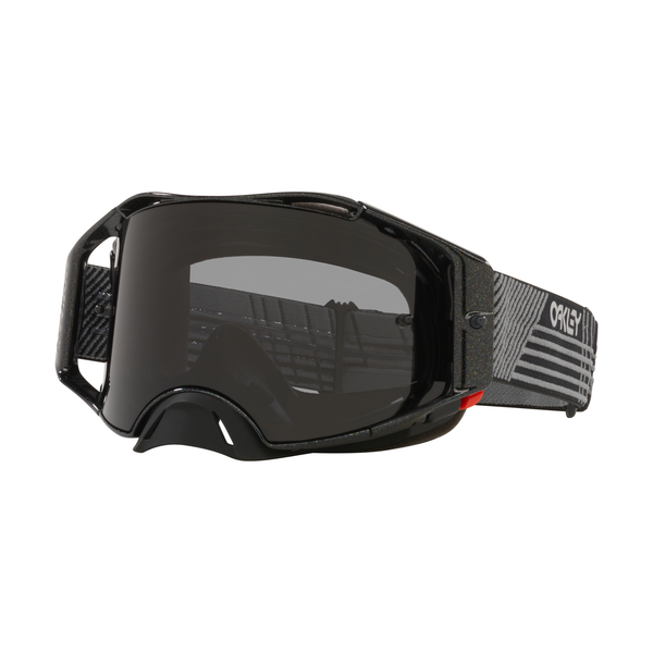 Oakley Airbrake MX Goggle (Galaxy Black) Dark Grey Lens | RaceFX