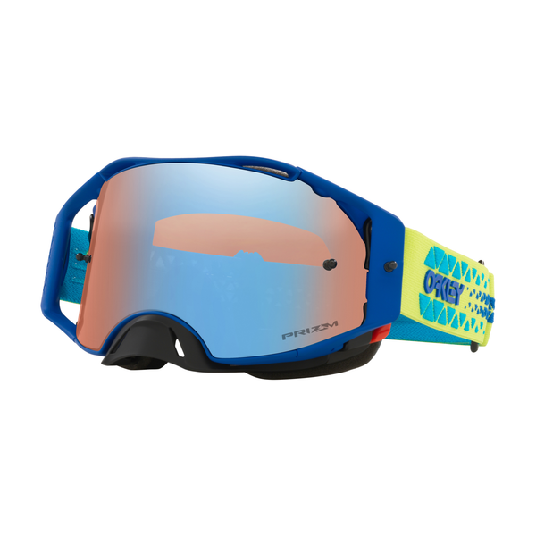 Oakley Airbrake MX Goggle (Tread Retina) Prizm Sapphire Lens Front Left