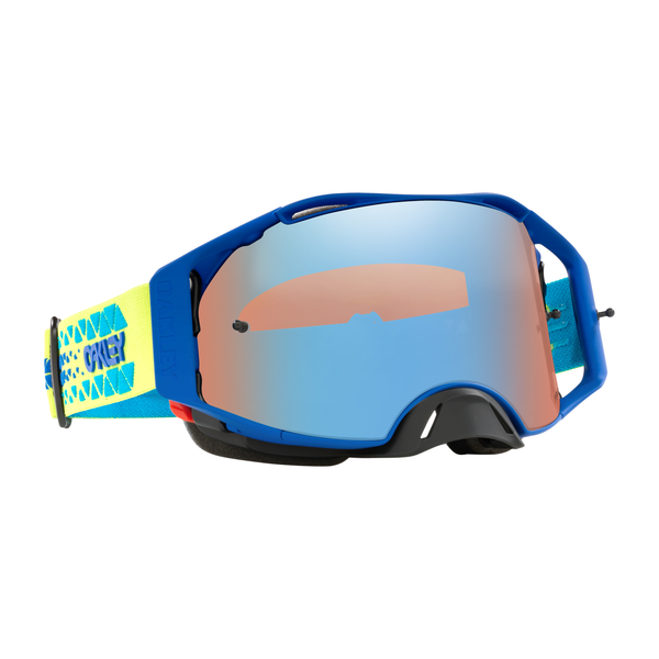Oakley Airbrake MX Goggle (Tread Retina) Prizm Sapphire Lens Front Right