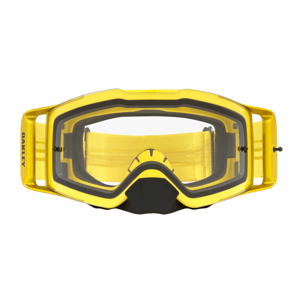 Oakley Front Line MX Goggle (Moto Yellow) Clear Lens Front