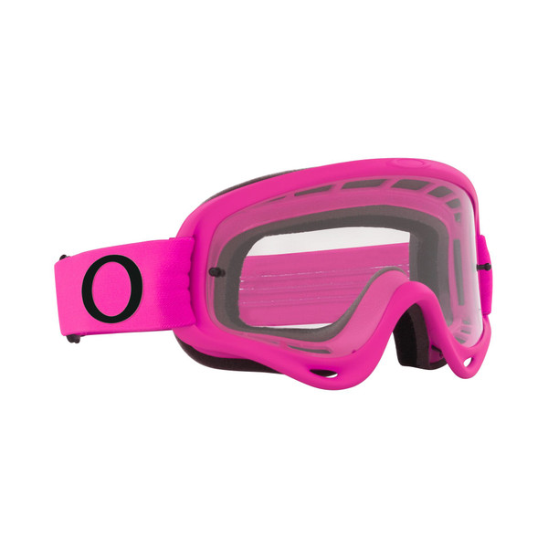 Oakley XS O Frame MX Goggle (Moto Pink) Clear Lens Front Right