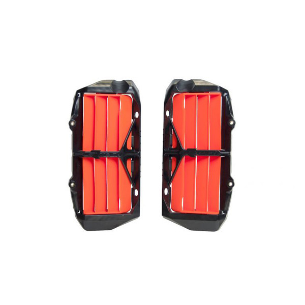 Rtech O/S Reinforced Rad Louvers (2 Pcs) (K Orange) KTM SX125-150-250 19-22 SXF 19-22