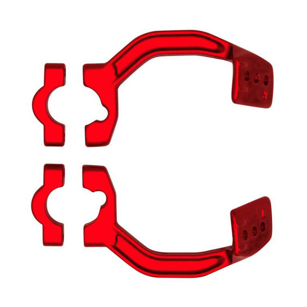 Rtech Handguards Mount Kit (Alu) With Clamps - Dual Evo/Vertigo/FLX (Red)
