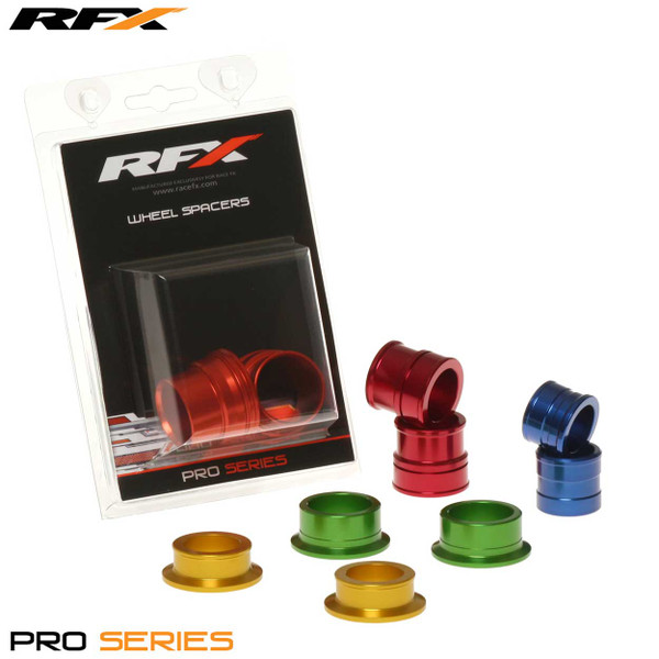 RFX Pro Wheel Spacers Rear (Red) RM125/250 01-08 Pack