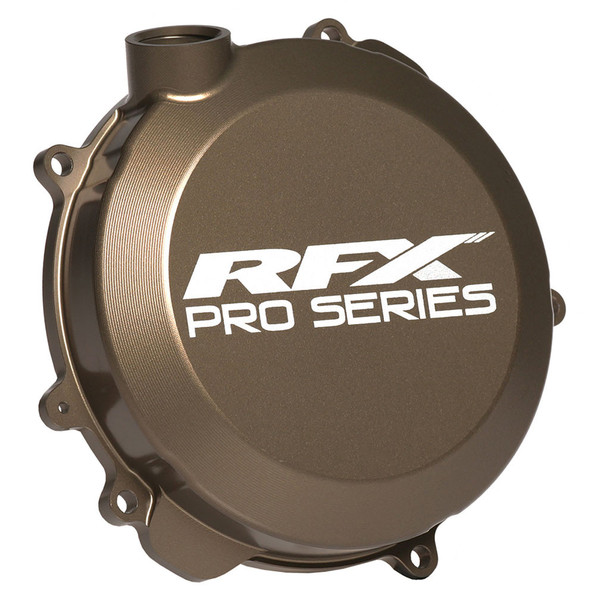 RFX Pro Clutch Cover (Hard Anodised/Black) KTM SX125 16-21 Husqvarna TC125 16-21