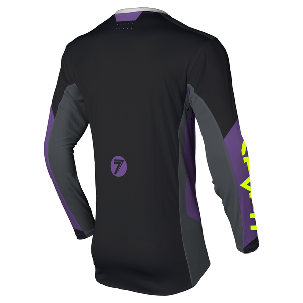 Seven MX 23.2 Rival Division Youth Jersey (Black) Back