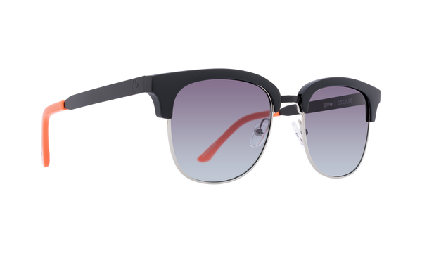 Stout Matte Black Gloss Tangerine - Ocean Fade