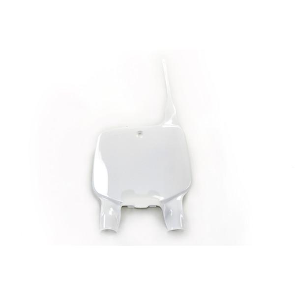 UFO Front Number Plate (White) Kawasaki KX125/250/500 96-02