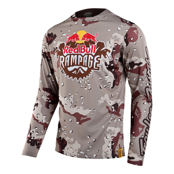 Troy Lee Designs Redbull Rampage Sprint Long Sleeve Jersey Logo - Camo