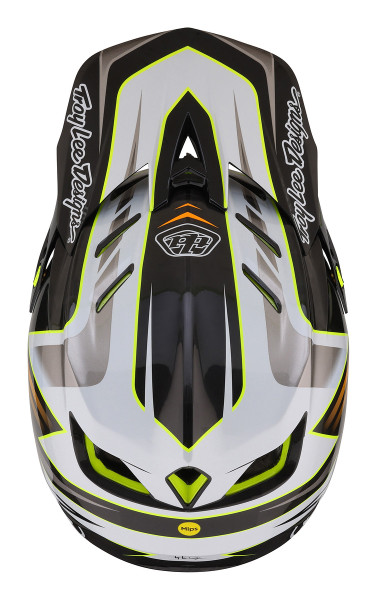 Troy Lee Designs D4 Carbon Mips Helmet - Saber Grey
