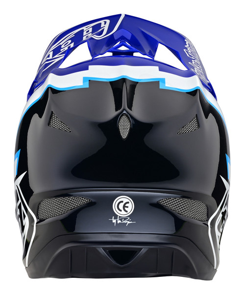 Troy Lee Designs D3 Fiberlite Helmet - Volt Blue