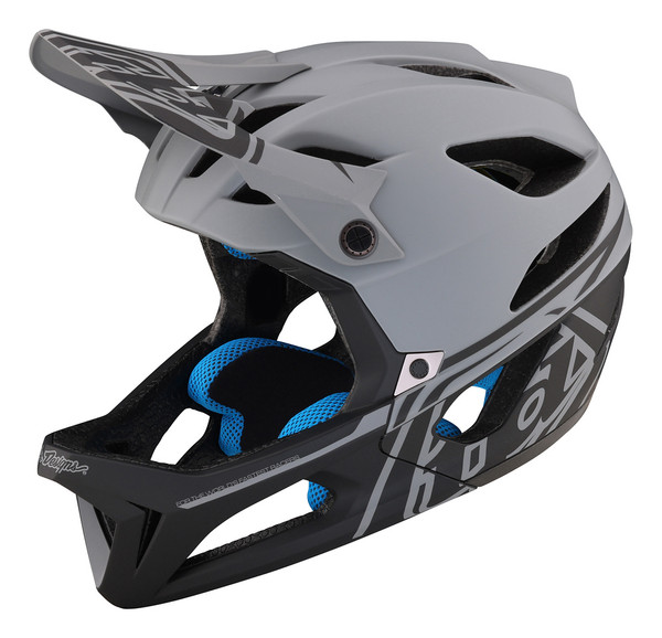 Troy Lee Designs Stage Mips Helmet Stealth - Grey