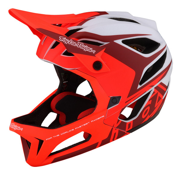 Troy Lee Designs Stage Mips Helmet - Valance Red