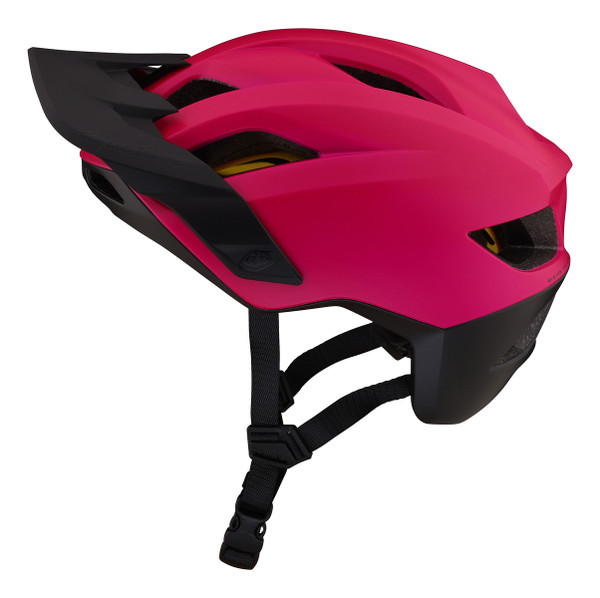 Troy Lee Designs Flowline Helmet - Orbit Magenta / Black