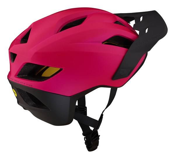 Troy Lee Designs Flowline Helmet - Orbit Magenta / Black