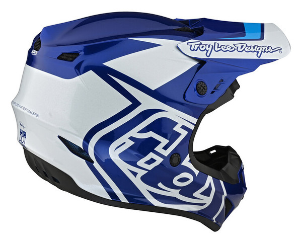 Troy Lee Designs GP Helmet - Overload Blue White