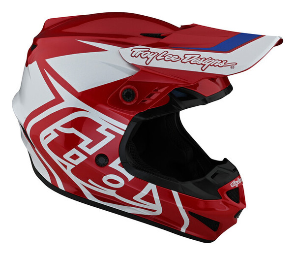 Troy Lee Designs GP Helmet - Overload Red White