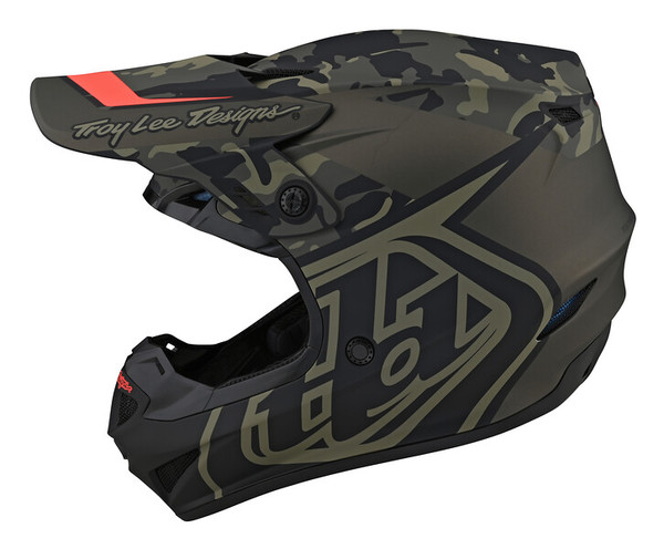 Troy Lee Designs GP Helmet - Overload Camo Army Green Grey