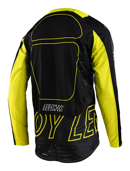 Troy Lee Designs Se Pro Jersey - Drop In Black Glo Yellow