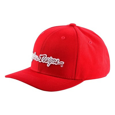 Troy Lee Designs 9Fifty Snapback Hat - Signature Red White
