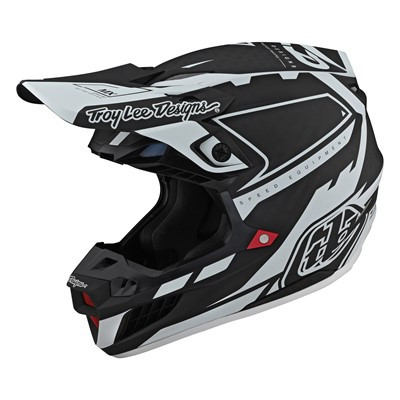 Troy Lee Designs SE5 Carbon Helmet - Mxse Black White