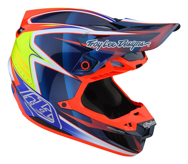 Troy Lee Designs SE5 Carbon Helmet - Lines Blue