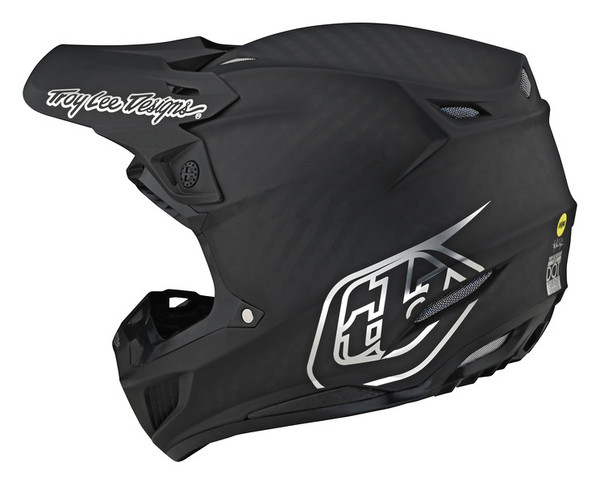 Troy Lee Designs SE5 Carbon Helmet - Stealth Black Chrome