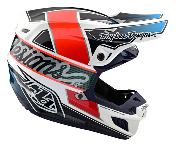 Troy Lee Designs SE5 Composite Helmet - Team Orange Blue