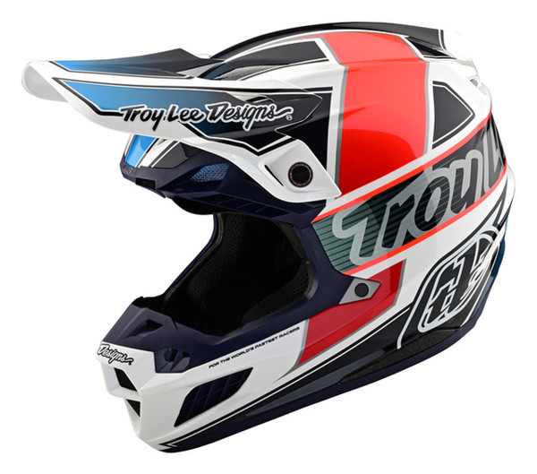 Troy Lee Designs SE5 Composite Helmet - Team Orange Blue