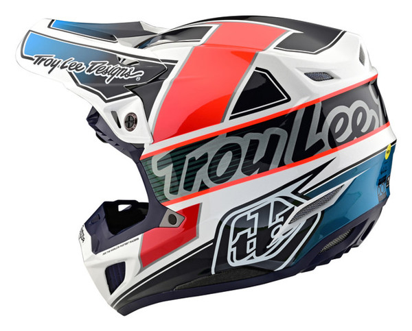 Troy Lee Designs SE5 Composite Helmet - Team Orange Blue