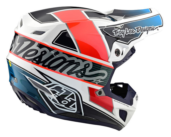 Troy Lee Designs SE5 Composite Helmet - Team Orange Blue
