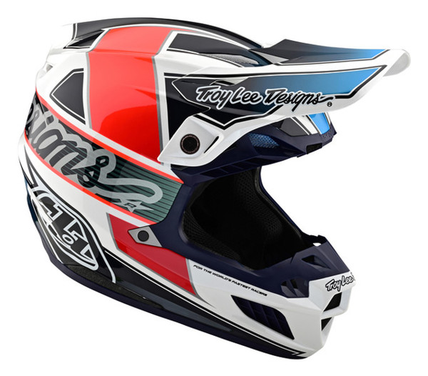 Troy Lee Designs SE5 Composite Helmet - Team Orange Blue