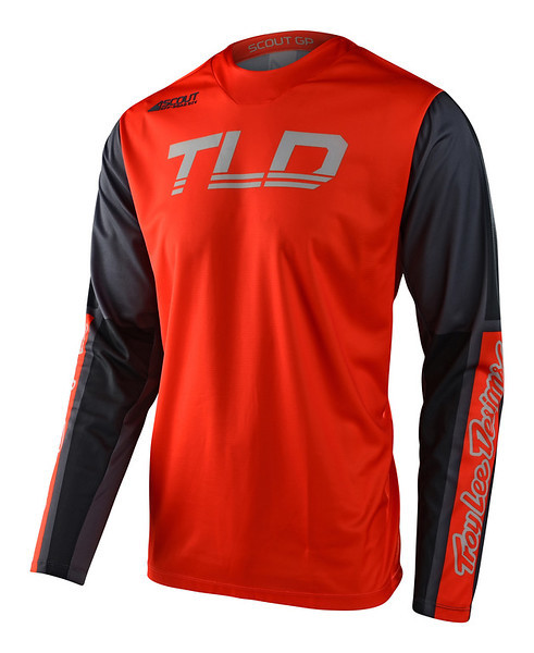 Troy Lee Designs Scout GP Jersey - Recon Neon Orange Grey