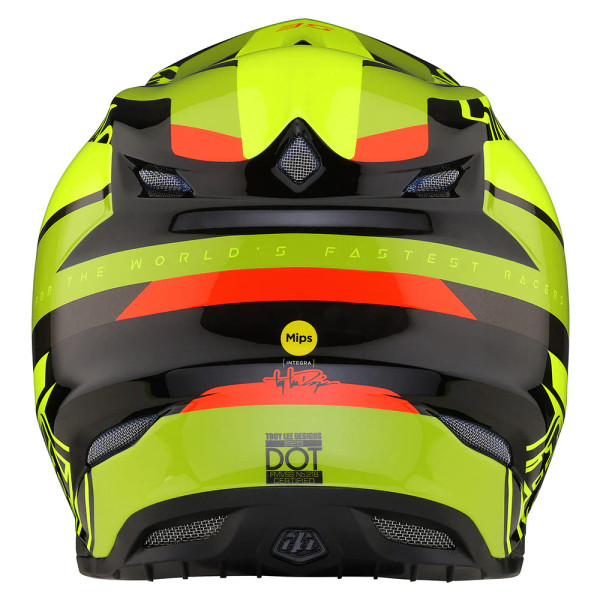 Troy Lee Designs SE5 Carbon Helmet - Omega Black / Flo Yellow