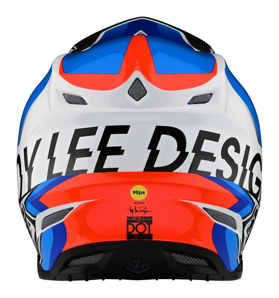 Troy Lee Designs SE5 Composite Helmet - Qualifier White / Blue